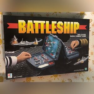 Vintage Battleship Board Game 1998 Hasbro Milton Bradley Classic Naval Combat